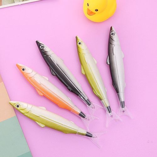 Stylo À Bille Poisson Océan Mignon, 30 Pièces/Lot, 0.5mm, Noir, Fournitures Scolaires Et De Bureau, Papeterie Cadeau