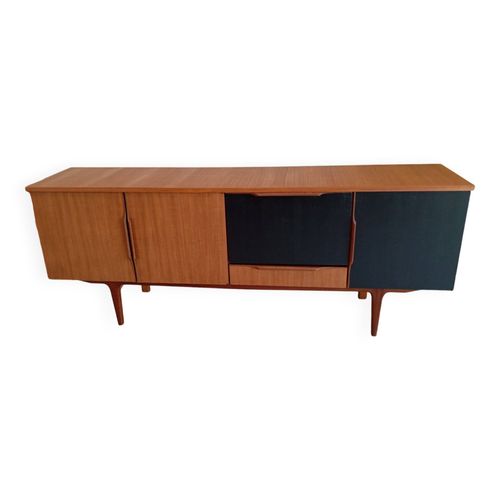 Enfilade Scandinave En Teck Annes 60 Noir