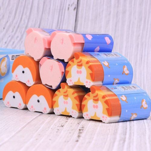 Gommes À Crayon Créatives Patte De Chat, 24 Pièces/Lot, Adorables Gommes À Crayon En Caoutchouc Pour Dessin Et Écriture, Papeterie Cadeaux Pour Enfants, Fournitures Scolaires