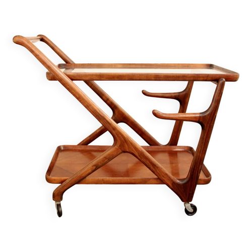 Desserte Design Italien Des Annes 50 De Cesare Lacca Pour Cassina Marron