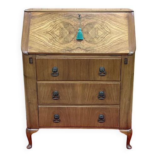 Secrtaire Anglais En Noyer Des Annes 1960 Bois