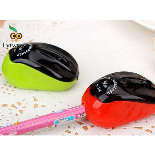 Taille-Crayon Mécanique Souris En Plastique, 1 Pièce, Papeterie Créative, Fournitures Scolaires Et De Bureau, Cadeau Nouveauté Pour Enfants
