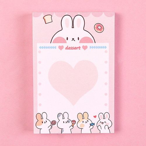 Feuillets Autocollants Lapin Dessin Animé Mignon 1 Pièce, Étiquette Autocollante Lapin Dessin Animé Kawaii, Papeterie Pour Planificateur Fournitures Scolaires Et De Bureau