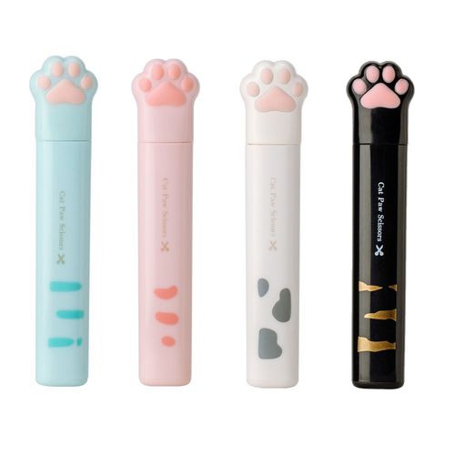 Ciseaux D'art Multifonctions En Acier Inoxydable, Mini Ciseaux Portables Kawaii Patte De Chat, Nouveauté Cisaille Faite À La Main