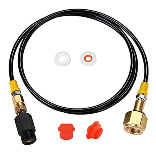 Cylindre de réservoir Co2 CGA320 à TR21-4, adaptateur Direct avec tuyau à haute pression de 60 pouces, connecteur Direct pour appareil à Soda