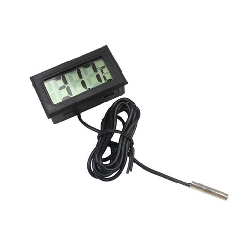 Mini Thermomètre Et Hygromètre Numérique Avec Capteur, Affichage De Surveillance De La Température À Écran Lcd, Pour L'intérieur, Pour Aquarium