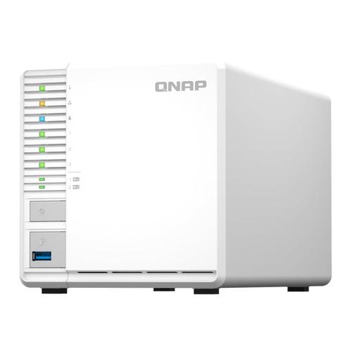 QNAP TS-364 - Serveur NAS - 3 Baies - SATA 6Gb/s - RAID 5 - RAM 8 Go - 2.5 Gigabit Ethernet - iSCSI support