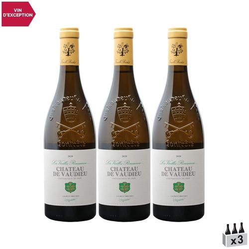 Château De Vaudieu Châteauneuf-Du-Pape Les Vieilles Roussanne Blanc 2020 X3