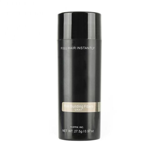 Gris - Toppik Spray En Poudre De Fibre De Renforcement Des Cheveux, Salon Instantané, Soins Capillaires, Poudre Kerbrian, Applicateur De Repousse, 9 Couleurs