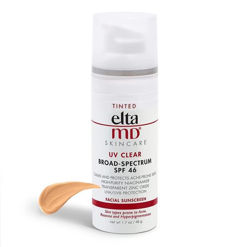 Spf41 - Elta Md Uv Éventuelles F 46/40 Crème Solaire Pour Le Visage, Teintée, Maquillage Large, Isolation, Pour Peaux Sensibles, 1.7oz