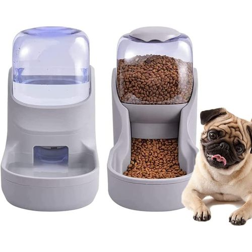 Chat Distributeur Automatique De Nourriture Et Abreuvoir 3.8l Pour Chat Chien Animaux Domestiques (Feeder+Water Feeder)