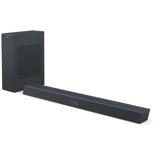 Philips Barre de son B8405/10 TV + Caisson de Basse Sans Fil (2.1 Canaux, 240 W, Bluetooth, Dolby Atmos, HDMI eARC, Compatible DTS PlayFi, Assistants