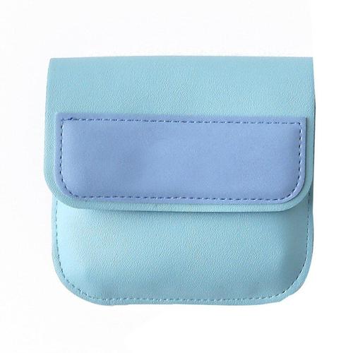 Sac portefeuille en cuir PU pour femmes, couleur bonbon, à la mode, petit étui portefeuille féminin, sac à clés, sac à argent, étui de protection Air Pods, porte monnaie