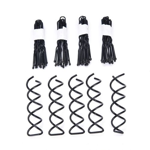 1 Lot De Épingles À Cheveux En Bande De Caoutchouc | Bandeaux, Corde À Gomme De Printemps, Pince Pour Cheveux Et Donuts Pour Femmes 