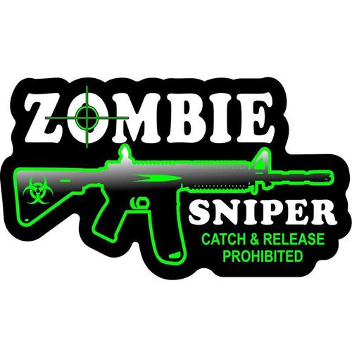 Autocollant De Dessin Animé De Sniper, Étiquette De Moto Et De Voiture, 14cm, Rétro Réfléchissant, Drôle