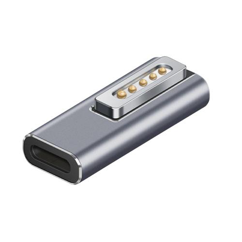 Adaptateur magnétique USB type c PD, 60W, charge rapide, convertisseur de prise, pour Samsung Apple Magsafe 2 MacBook Pro