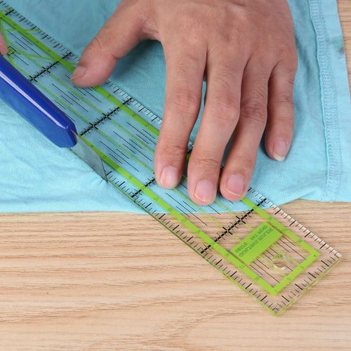 Règle Double Couleur 5x30cm, 1 Pièce, Pour Patchwork, Pieds, Tailleur, Coupe, Quilting, Bricolage, Outils De Couture, Papeterie, Règle De Dessin