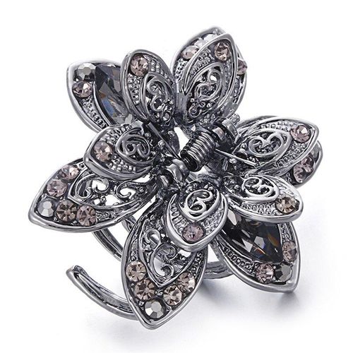 Pinces À Cheveux En Strass Pour Filles, Ornement De Coiffure En Métal, Magnifiques Cristaux, Accessoires Pour Femmes 