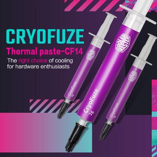 Cooler Master Cf14 14w/Mk Nano Silicone, Pâte Thermique, Dissipateur De Chaleur, Pour Cpu Gpu, Chipset, Graisse Thermique, Avec Grattoir