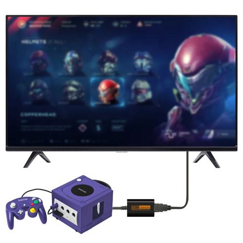 Adaptateur Audio vidéo AV NES GameCube vers HDMI, 720P, TV domestique, ornements faciles à apprécier pour Nintendo 64 Super Famicom