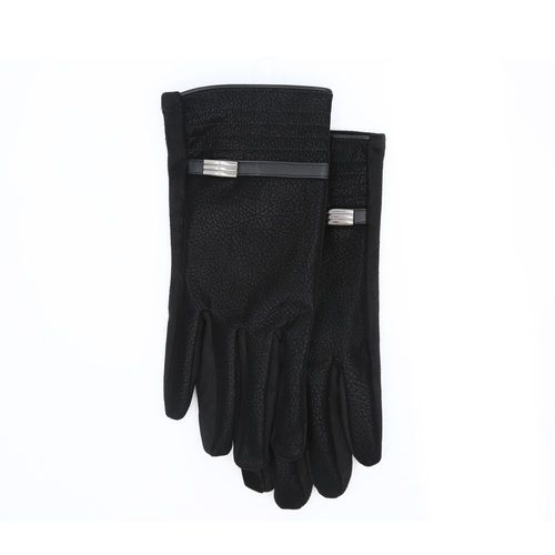 Gants En Simili Cuir Noir