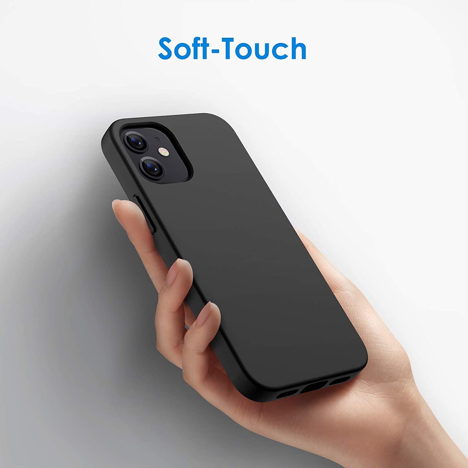 Jetech Coque En Silicone Pour Iphone 12/12 Pro 6,1 Pouces, ... - 4