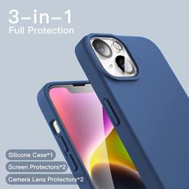 JETech Verre Trempé pour iPhone 14 Pro 6,1 Pouces avec Protecteur