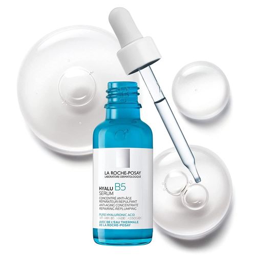 Hyalu B5 30ml - La Roche-Posay-Niacinamide 10%/Hyalu B5/Retinadvocate Vitamin V1./ Vc 10%, Sérum Visage, Éclaircissant La Peau, Sérum Antidéformable, Original, 30ml