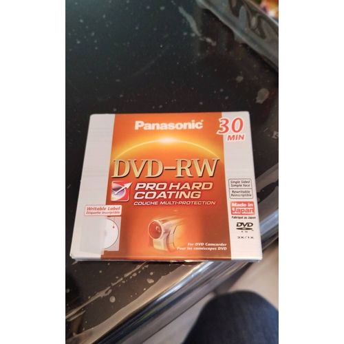 Panasonic dvd-rw 30 min pro hard coating mini dvd