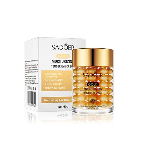 Crème Contour Des Yeux 24k - Ensemble De Soins Pour La Peau À L'acide Hyaluronique, Sérum Pour Le Visage, Crème Hydratante Pour Le Visage, Anti-Cernes, Raffermissant 4d, Produits Pour Les Yeux 