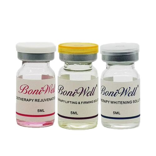 Mixte 3 Flacons - Boniwell-Sérum Méso Raffermissant Pour Le Visage, Soin De La Peau, Mésothérapie, Solution De Micro-Aiguilletage, Revision Manuelle De L'éclat De La Peau, 5 Flacons