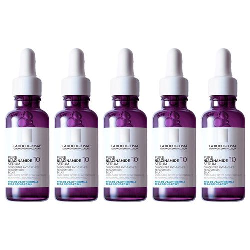 5pcs Niacinamide - Produits De Soins De La Peau La Roche Posay, Effaclar, Niacinamide 10, Rétinol V1./ Vitaminc10, Hyalu B5, Sérum 30ml, Vieillissement, Acné, Soins De La Peau 