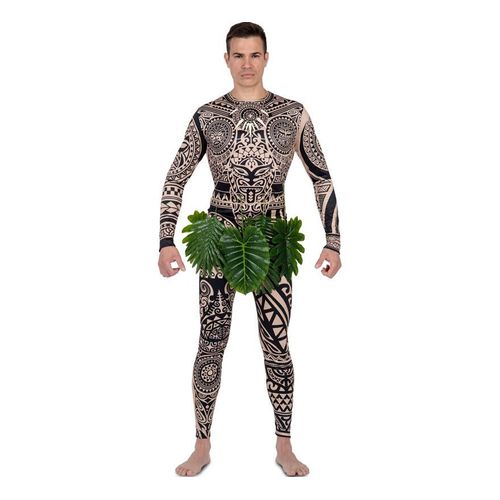 Déguisement Hawaïen Tatoué De L'île De Maui Homme