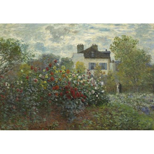 Claude Monet - Jardin De L'artiste À Argenteuil, 1873 - Puzzle 12 Pièces