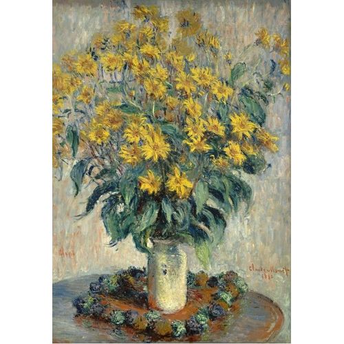Claude Monet - Jérusalem Fleurs D'artichaut, 1880 - Puzzle 12 Pièces