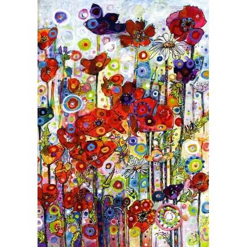 Sally Rich - Poppies - Puzzle 12 Pièces
