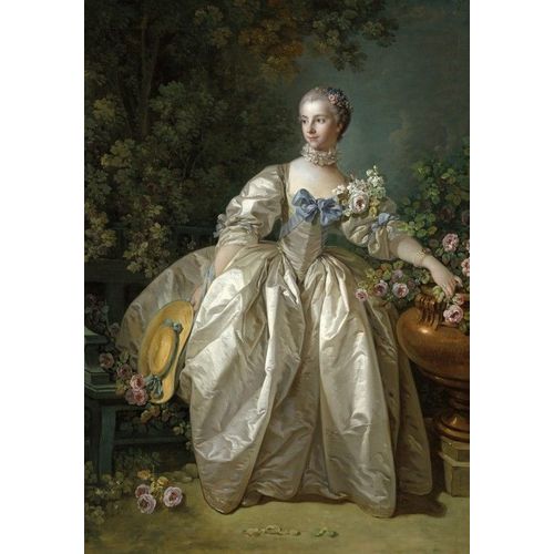 François Boucher : Madame Bergeret, 1766 - Puzzle 12 Pièces