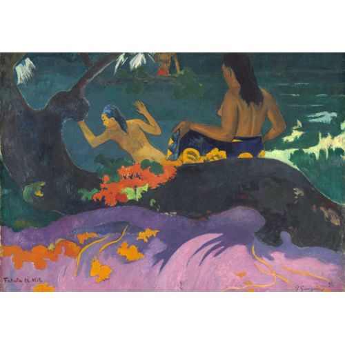 Paul Gauguin : Fatata Te Miti (Par La Mer), 1892 - Puzzle 12 Pièces