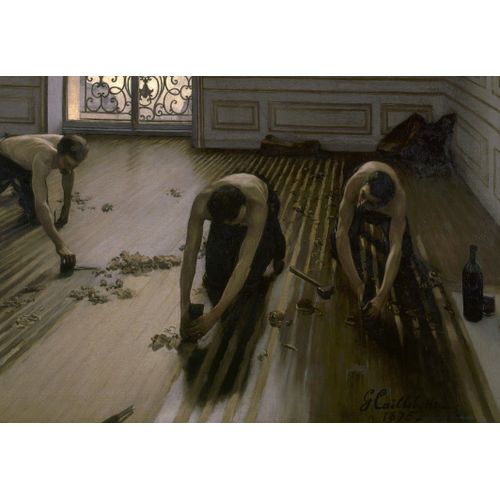 Gustave Caillebotte : Les Raboteurs De Parquet, 1875 - Puzzle 12 Pièces