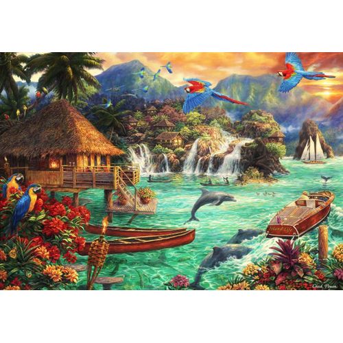 Chuck Pinson - Island Life - Puzzle 12 Pièces