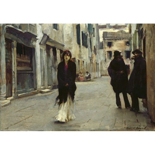 John Singer Sargent : Rue À Venise, 1882 - Puzzle 204 Pièces