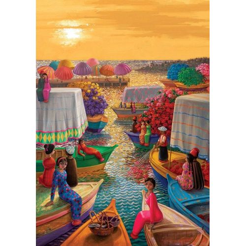 Flower Harbor - Puzzle 1000 Pièces