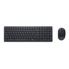 Dell Pro Compact Silent Keyboard and Mouse - KM555 - Ensemble clavier et souris - sans fil - 2.4 GHz, Bluetooth 5.1 - AZERTY - Français - noir - avec 3 years NBD Advance Exchange