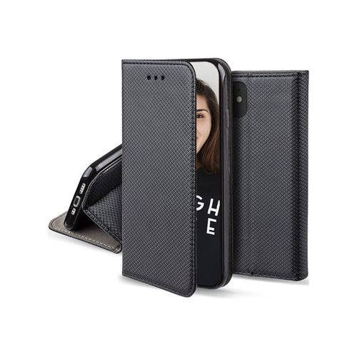 Jaym Colored Edition - Étui À Rabat Pour Téléphone Portable - Magnétique, Support - Cuir Artificiel - Noir - Pour Samsung Galaxy A15