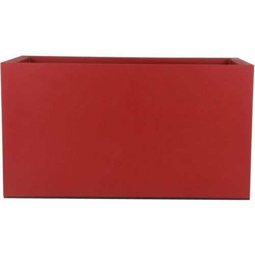 Bac A Fleurs Granit - 60x30 Cm - Rouge