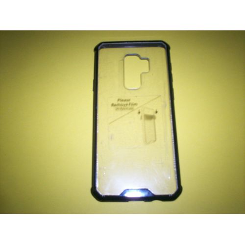Coque Rigide Samsung Galaxy S9 Plus Noire Et Transparente