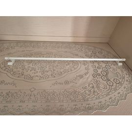 1 Barre De Rideaux Blanche Neuve De 50 À 80cm