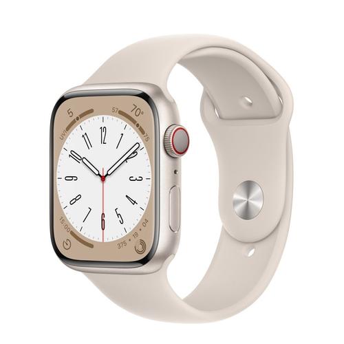 Apple Watch Series 8 GPS Bo tier Aluminium Lumi re Stellaire