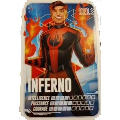 Carte Marvel Inferno 021 Leclerc 2022