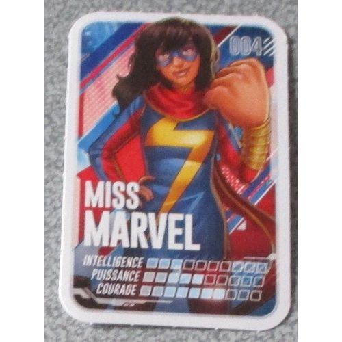 Carte Marvel Miss Marvel 004 Leclerc 2022
